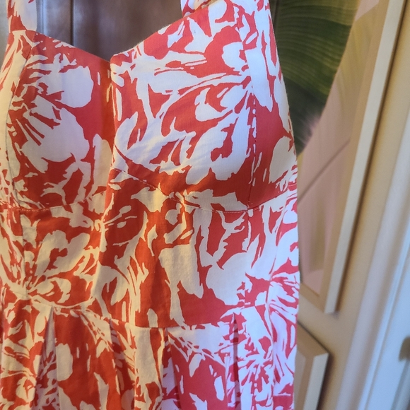 1950's baby doll hawaiian print halter dress - Picture 7 of 11